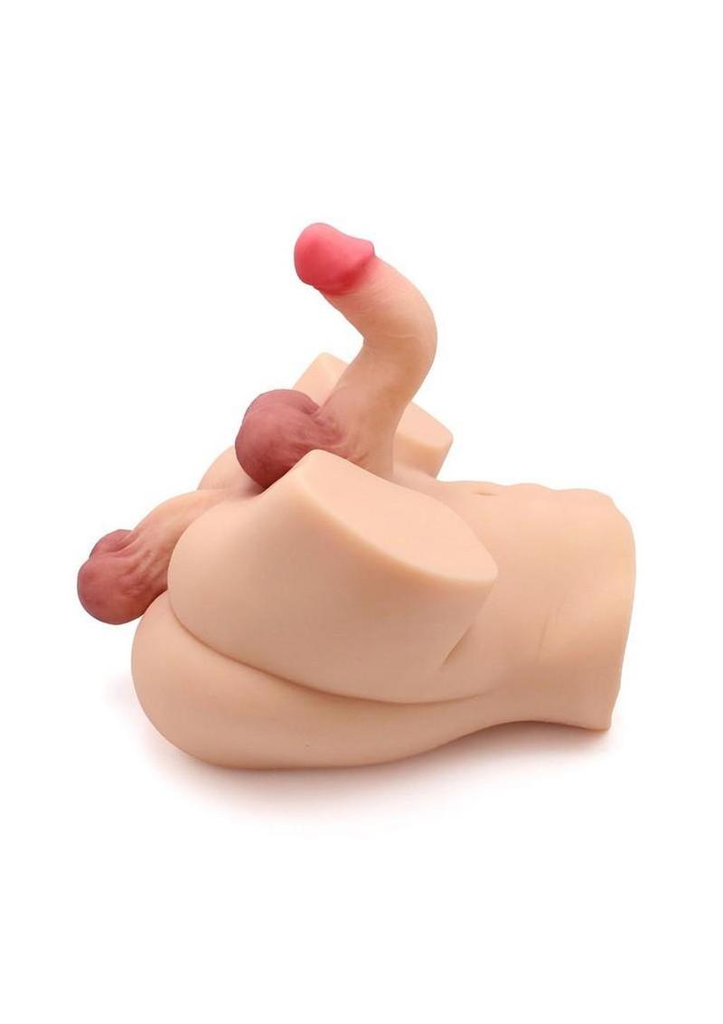 Kiotos Masturbator Penis in Ass & Dildo - Vanilla