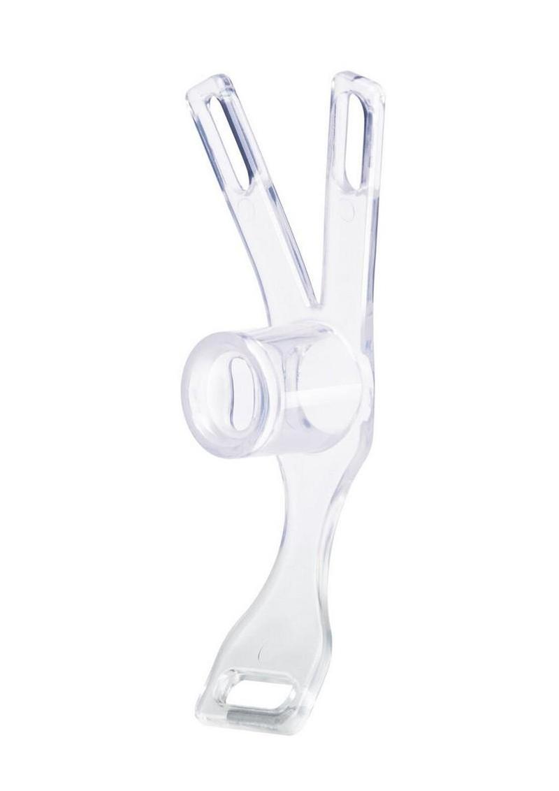 Blueline Piss-Thru Flying "V" Male to Female Inversion Feminizer Transformation Device - Clear