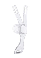 Blueline Piss-Thru Flying "V" Male to Female Inversion Feminizer Transformation Device - Clear
