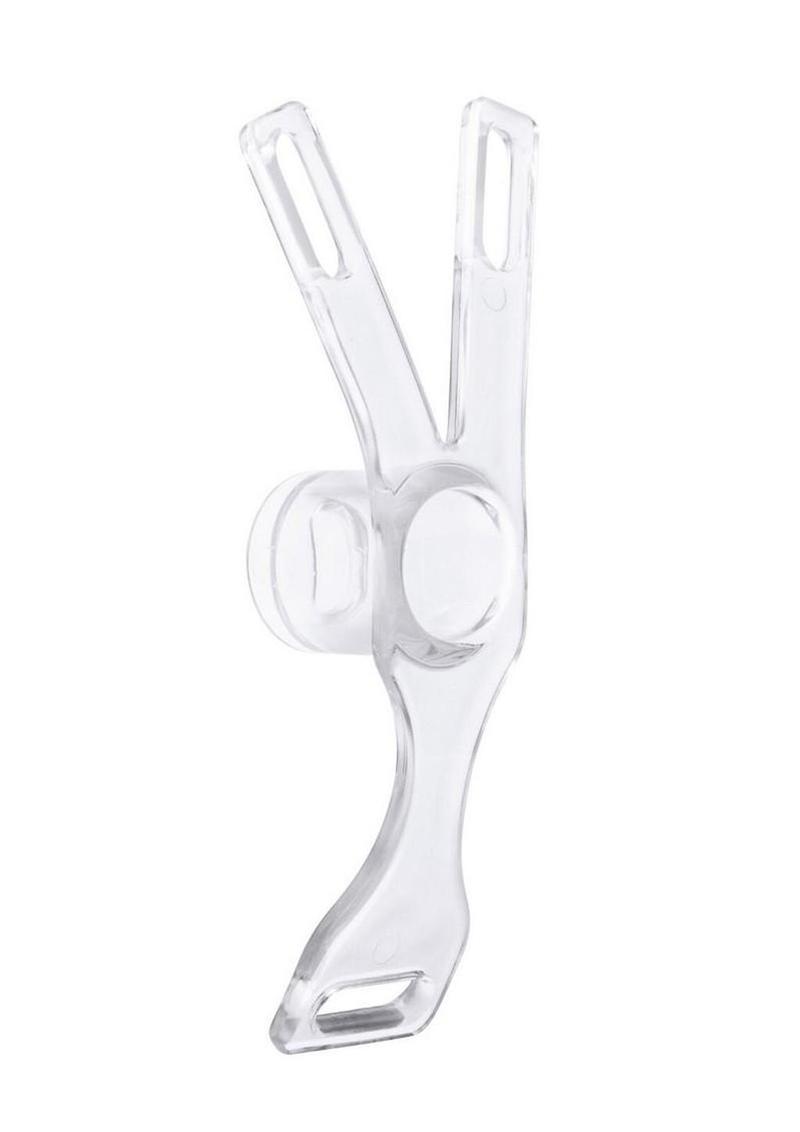 Blueline Piss-Thru Flying "V" Male to Female Inversion Feminizer Transformation Device - Clear