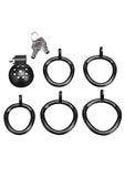 Blueline Mini Cock Micro Chastity Cage - Black