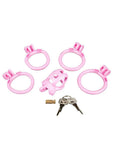 Blueline Small Humiliation Acrylic Prisoner Cock Cage - Pink