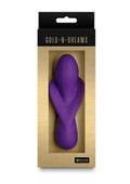 Gold-n-Dreams Millie Rechargeable Silicone Vibrator - Purple