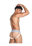 Playboy Men's Locker Room Classic Jock - White