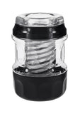 Playboy Spring Fling Rechargeable Stroker - Clear/Black