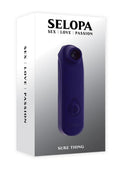 Selopa Sure Thing Silicone Clitoral Stimulator - Purple