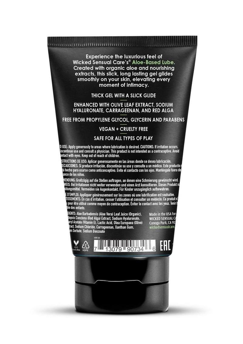 Wicked Sensual Aloe Lubricant 4oz