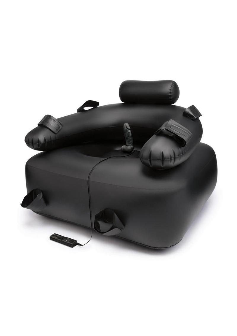 WhipSmart Inflatable Bondage Chair - Black