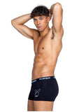 Playboy Men's Tuxedo Boxer Brief - Black/White