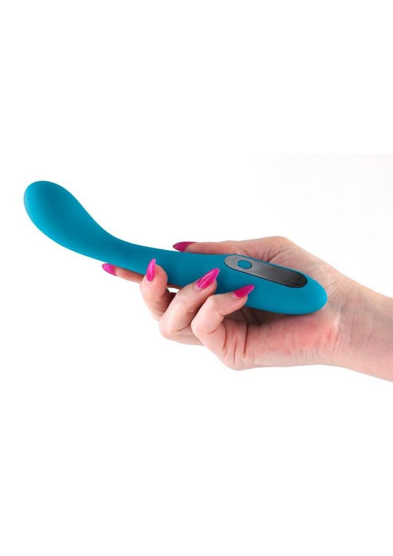 INYA Technica Rechargeable Silicone G-Spot Vibrator - Blue