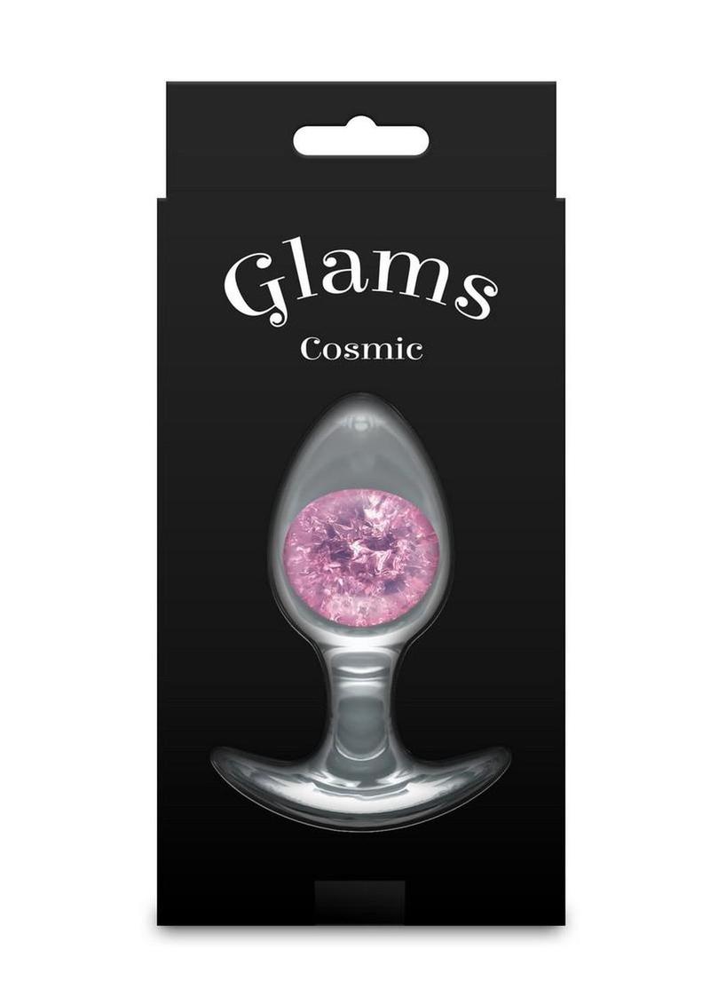 Cosmic Glams Silicone Anal Plug - Medium - Pink