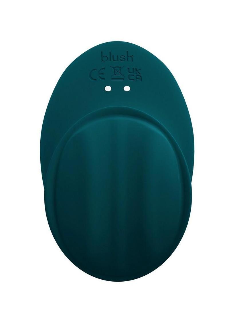 Blush Collection Riana Rechargeable Silicone Clitoral Stimulator - Dark Teal