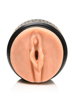 Mistress Vibrating Double Shot Rechargeable Masturbator - Pussy & Ass - Vanilla/Black