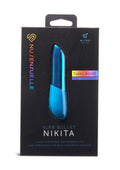 Nu Sensuelle Nikita Rechargeable Silicone Bullet with Nitro Motor - Deep Turquoise