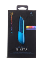 Nu Sensuelle Nikita Rechargeable Silicone Bullet with Nitro Motor - Deep Turquoise