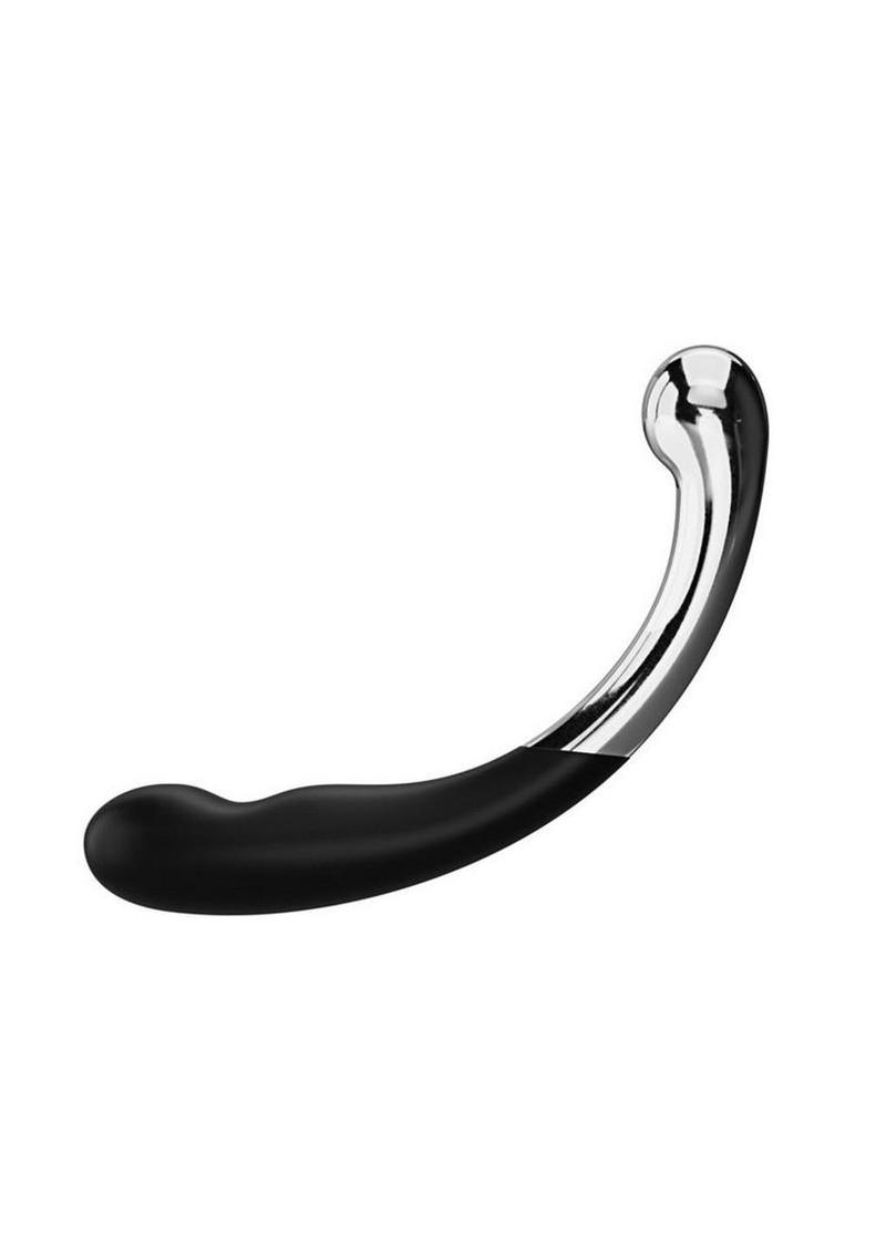 Fifty Shades of Grey Sweet Pressure Silicone & Metal Dildo - Black/Silver