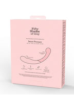 Fifty Shades of Grey Sweet Pressure Silicone & Metal Dildo - Black/Silver