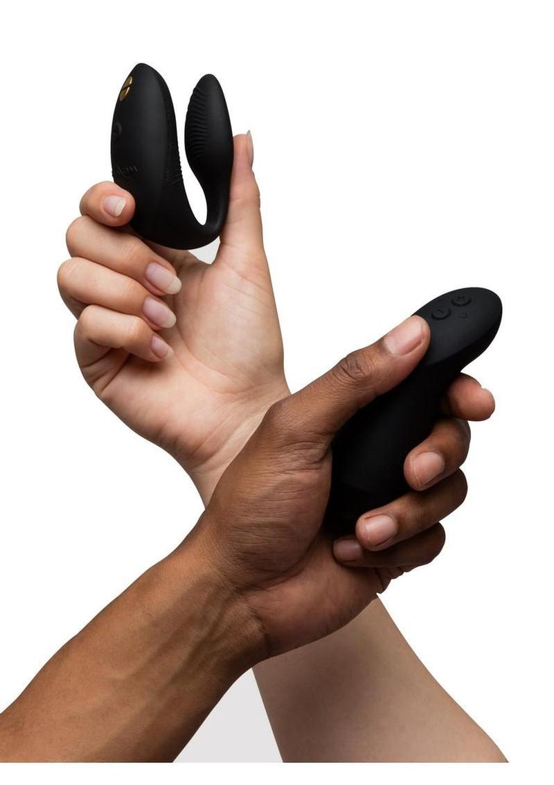 We-Vibe Chorus Rechargeable Silicone Couples Vibrator with Remote Control - Satin Black