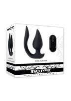 The Genie Rechargeable Silicone Multi-play Vibrator with Remote - Black