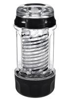 Playboy Spring Fling Rechargeable Stroker - Large - Clear/Black