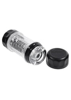 Playboy Spring Fling Rechargeable Stroker - Large - Clear/Black