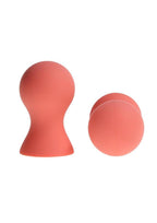 Sex & Mischief Peaches 'n CreaMe Silicone Nipple Suckers - Orange