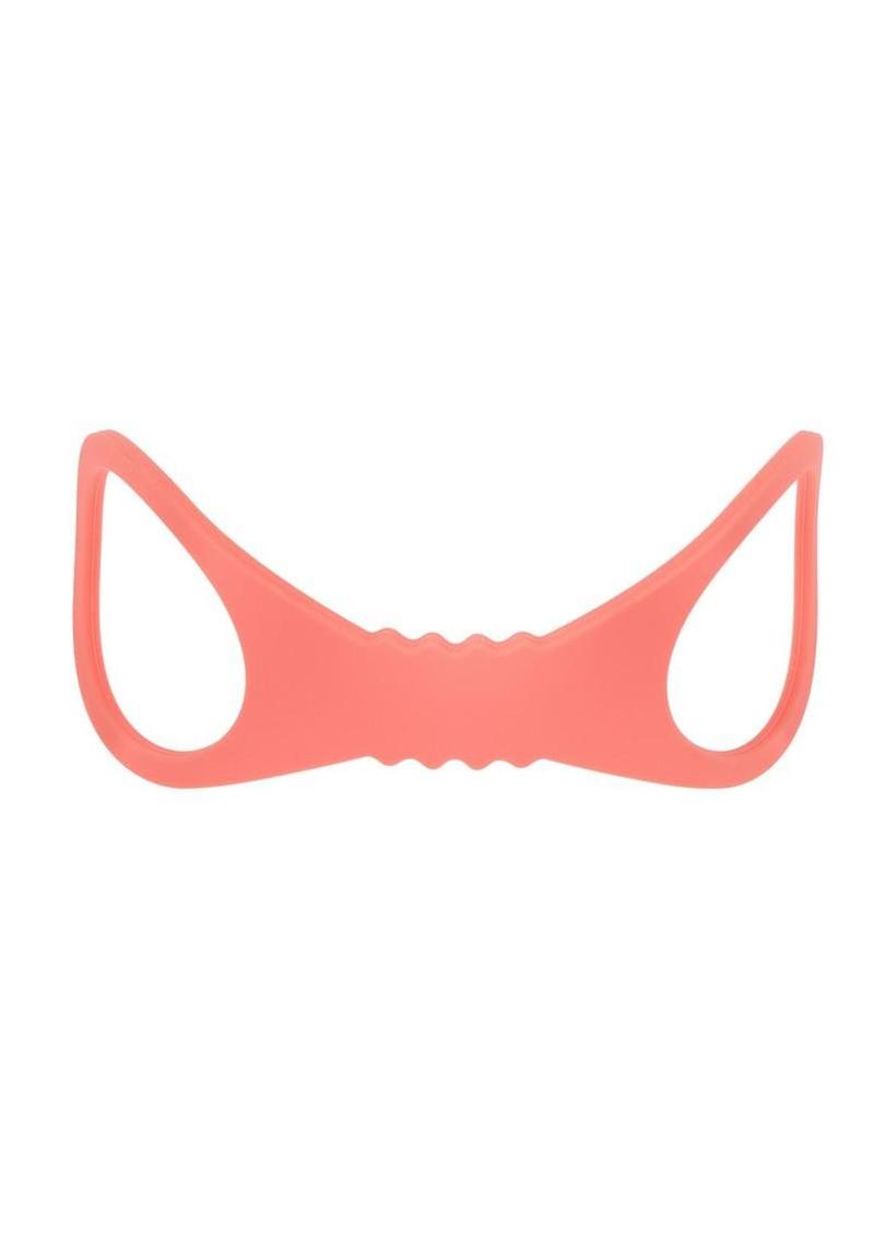 Sex & Mischief Peaches N CreaMe Silicone Cuffs - Large - Orange