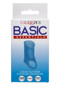 Basic Essentials Liquid Silicone Pleasure Enhancer - Blue