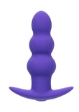 Basic Essentials Rechargeable Silicone Beaded Probe - Purple