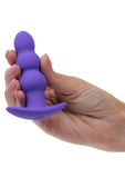 Basic Essentials Rechargeable Silicone Beaded Probe - Purple