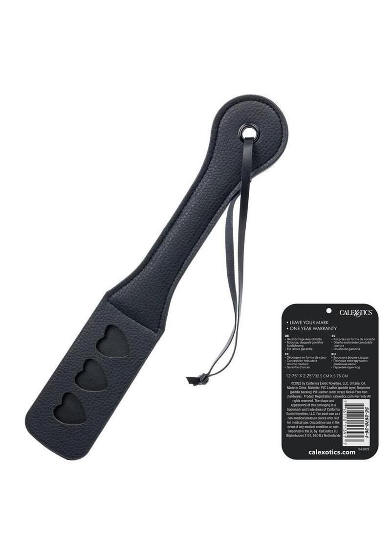 Nocturnal Collection Heart Throb Paddle - Black