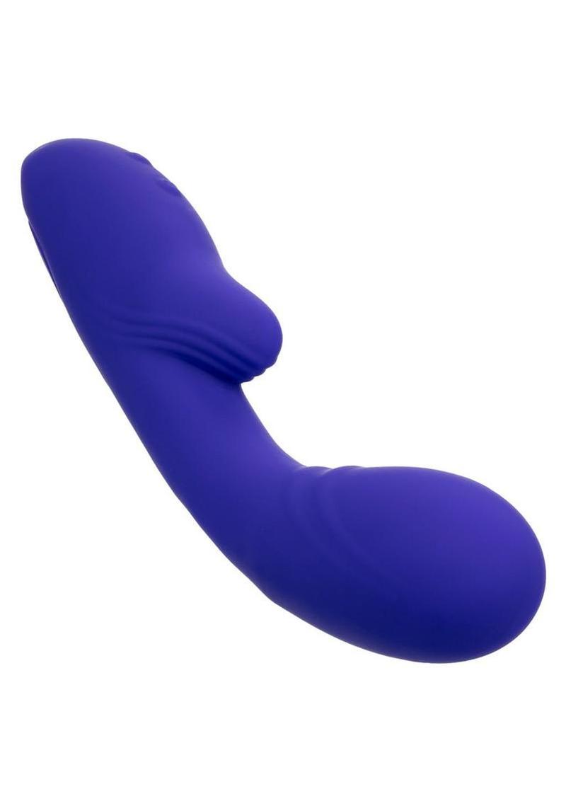 Rumbler Rumble G Rechargeable Silicone Dual Vibrator - Purple