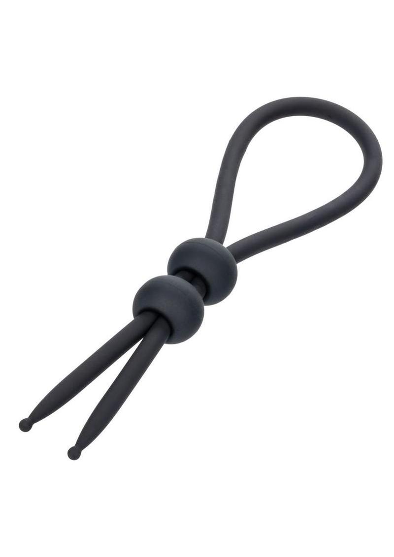Alpha Liquid Silicone Dual Lasso - Black