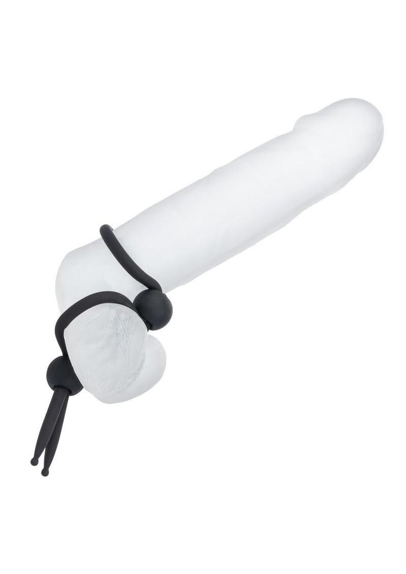 Alpha Liquid Silicone Dual Lasso - Black
