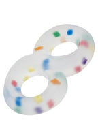 Alpha Liquid Silicone Crazy 8 Party Ring - Multicolor