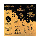 Gold Sheet by Basquiat - Sheet of 16 Kiss-Cut Stickers