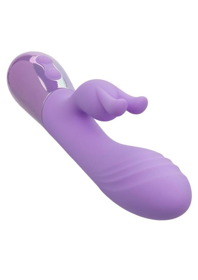 Aura Dual Bunny Rechargeable Silicone Rabbit - Purple