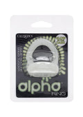 Alpha Liquid Silicone Snug Tugger Glow-In-The-Dark - White