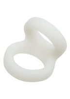 Alpha Liquid Silicone Snug Tugger Glow-In-The-Dark - White