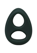 Rock Solid The Code Silicone Cock Ring with Bandana - Green/Black