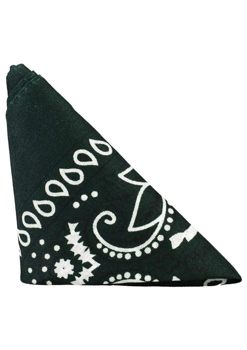 Rock Solid The Code Silicone Cock Ring with Bandana - Green/Black