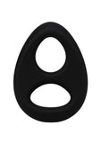 Rock Solid The Code Silicone Cock Ring with Bandana - Black