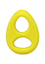 Rock Solid The Code Silicone Cock Ring with Bandana - Yellow/Black