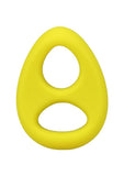 Rock Solid The Code Silicone Cock Ring with Bandana - Yellow/Black