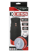 Xcess Hot Moaning Pussy Rechargeable Masturbator - Pussy - Black