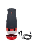 Xcess Hot Moaning Pussy Rechargeable Masturbator - Pussy - Black