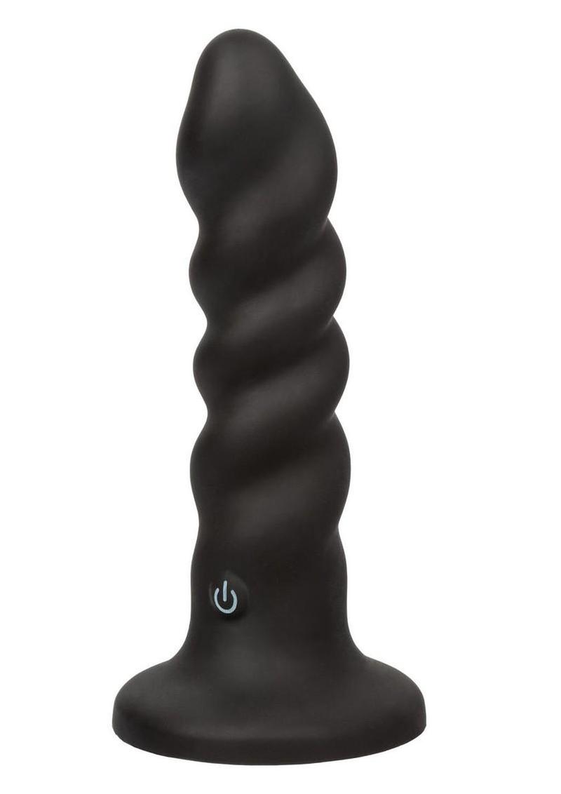 Onyxxx Rechargeable Silicone Rippled Probe - Black