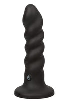 Onyxxx Rechargeable Silicone Rippled Probe - Black