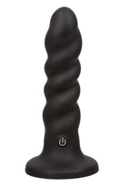 Onyxxx Rechargeable Silicone Rippled Probe - Black