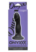 Onyxxx Rechargeable Silicone Contoured Probe - Black